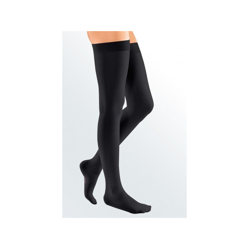 CALZA COSCIA LUNGA MEDIVEN PLUS PRIMA CLASSE DI COMPRESSIONE NERO