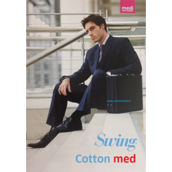 GAMBALETTI UOMO SWING COTTON MED 70 DENARI 15mmHg