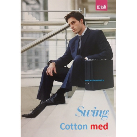 GAMBALETTI UOMO SWING COTTON MED 140 DENARI 18mmHg