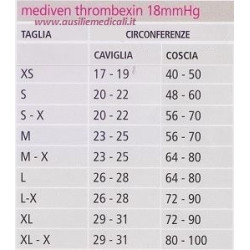CALZA COSCIA AUTOREGGENTE MEDIVEN THROMBEXIN 18
