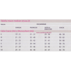 MONOCOLLANT (paio) STRUVA 23 mmHg