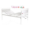 LETTO DA DEGENZA 2 MANOVELLE LARGHEZZA 120 cm