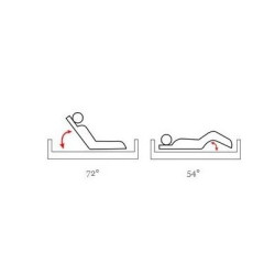 LETTO DA DEGENZA 2 MANOVELLE LARGHEZZA 120 cm