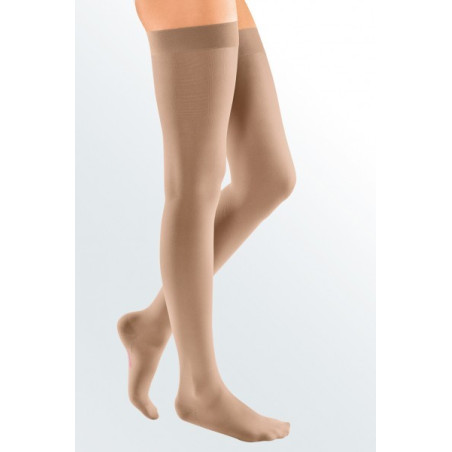 CALZA COSCIA CORTA MEDIVEN ELEGANCE PRIMA CLASSE DI COMPRESSIONE BEIGE