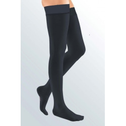 CALZA COSCIA CORTA MEDIVEN ELEGANCE PRIMA CLASSE DI COMPRESSIONE MARINE