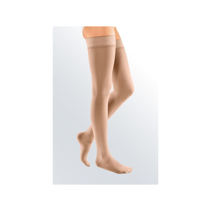 CALZA COSCIA AUTOREGGENTE LUNGA MEDIVEN ELEGANCE PRIMA CLASSE DI COMPRESSIONE BEIGE