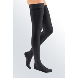 CALZA COSCIA AUTOREGGENTE LUNGA MEDIVEN ELEGANCE PRIMA CLASSE DI COMPRESSIONE NERO