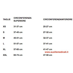 Ginocchiera funzionale short 4 punti per ACL/PCL/CI