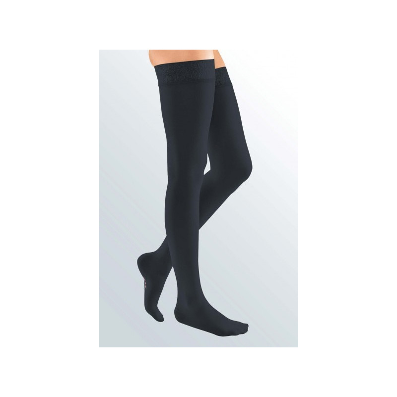 CALZA COSCIA AUTOREGGENTE LUNGA MEDIVEN ELEGANCE SECONDA CLASSE DI COMPRESSIONE MARINE