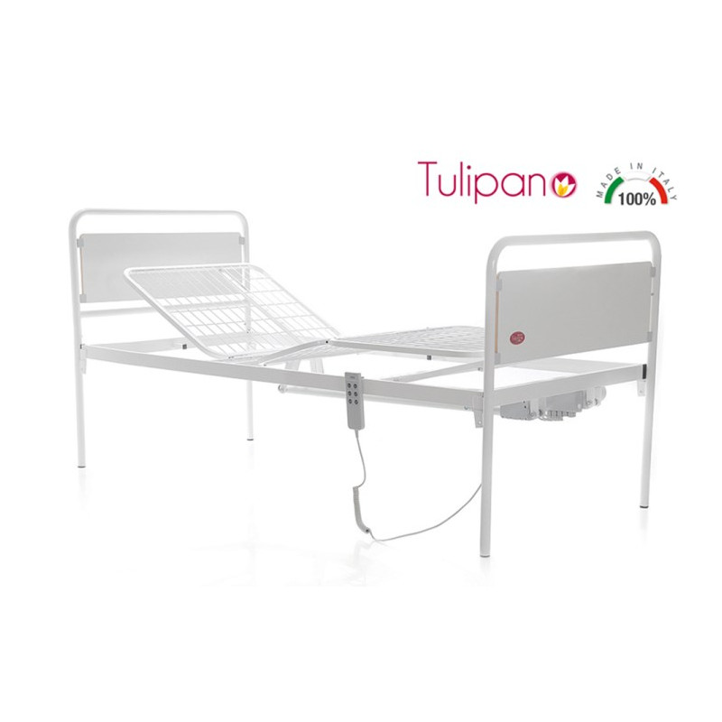 LETTO DA DEGENZA TRE SNODI ELETTRICO LARGHEZZA 90 cm