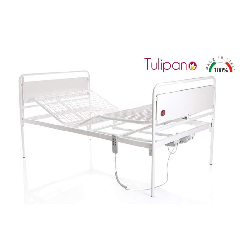 LETTO DA DEGENZA TRE SNODI ELETTRICO LARGHEZZA 120 cm