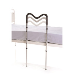 SPONDA DA LETTO ANTICADUTA IN ALLUMINIO VERNICIATO