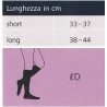 Tabella lunghezze Gambaletto Top Fine 701 A-D Sigvaris Classe 1