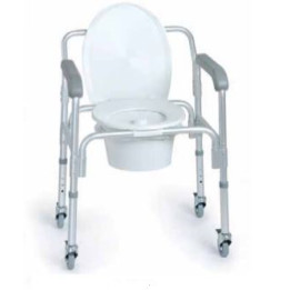 SEDIA COMODA CON RUOTE