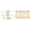 Tabella misure circonferenze Gambaletti Traditional 504 A-D Sigvaris Classe 3