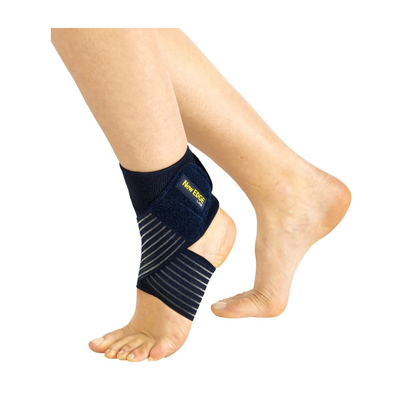 CAVIGLIERA ELASTICA CON BENDAGGIO A 8