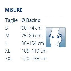 Corsetto elastico millerighe con tiranti
