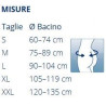 Corsetto elastico millerighe con tiranti