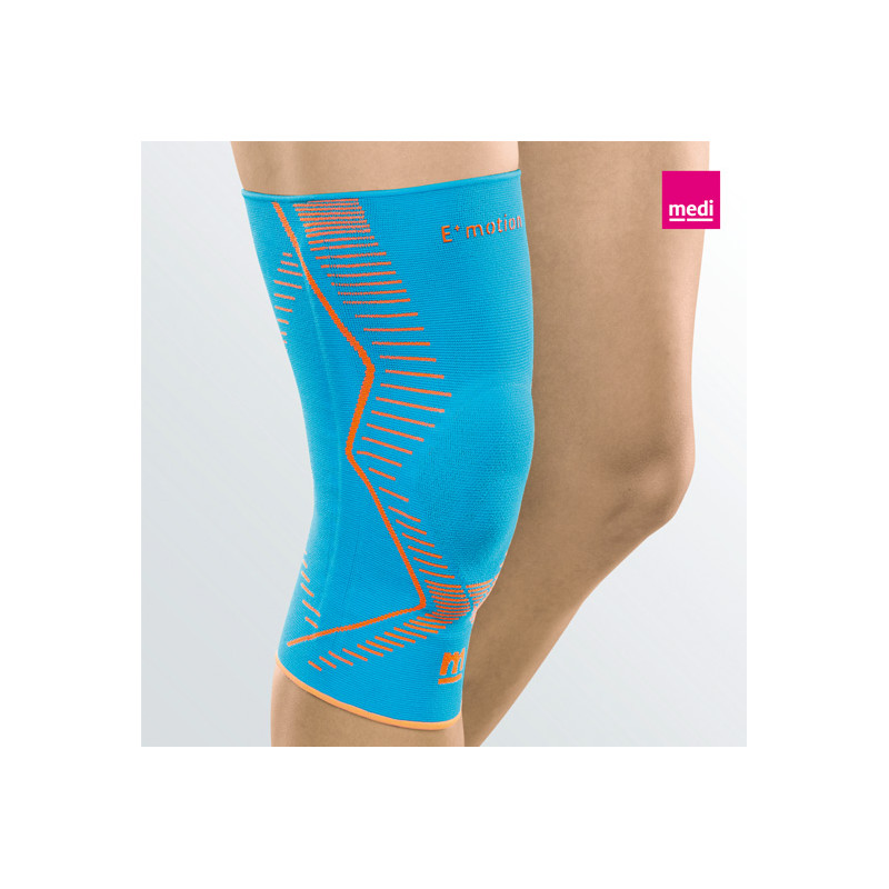 Ginocchiera elastica con anello rotuleo in silicone GENUMEDI E+ MOTION