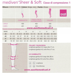 CALZE MEDIVEN SHEER & SOFT