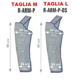 BRACCIALE DESTRO PER PRESSOTERAPIA
