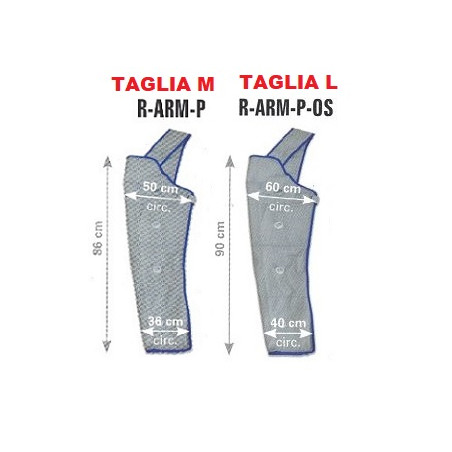 BRACCIALE DESTRO PER PRESSOTERAPIA