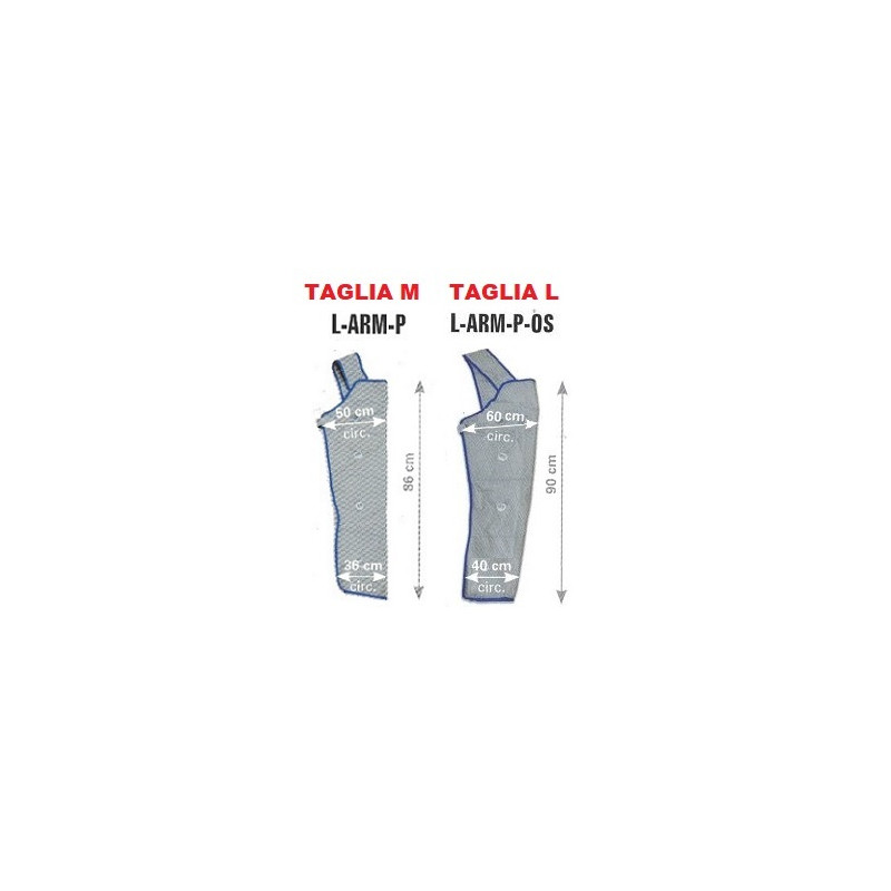 BRACCIALE SINISTRO PER PRESSOTERAPIA