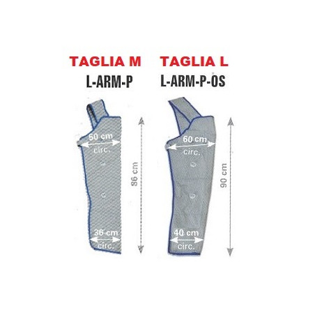BRACCIALE SINISTRO PER PRESSOTERAPIA