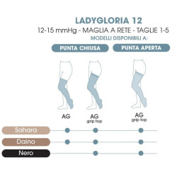 Calze autoreggenti Lady Gloria 12