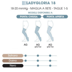 Calze autoreggenti Lady Gloria 18