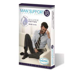Gambaletti uomo Man'Support 18 Silver Cotton