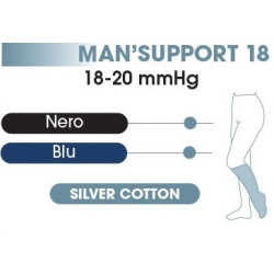 Gambaletti uomo Man'Support 18 Silver Cotton