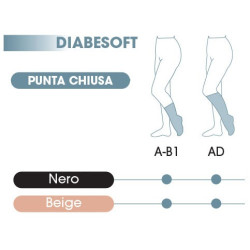 Diabesoft calze per piede diabetico