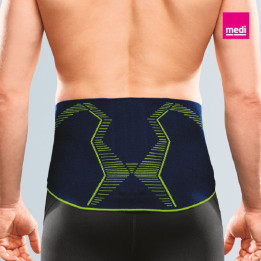 LUMBAMED E+MOTION Corsetto lombare con pelota massaggiante
