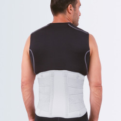 Corsetto elastico con filo d'argento LOMBOSILVER