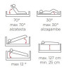 LETTO DEGENZA 3 SNODI