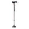 BASTONE IN ALLUMINIO CON LUCE DI CORTESIA E AVVISO ACUSTICO