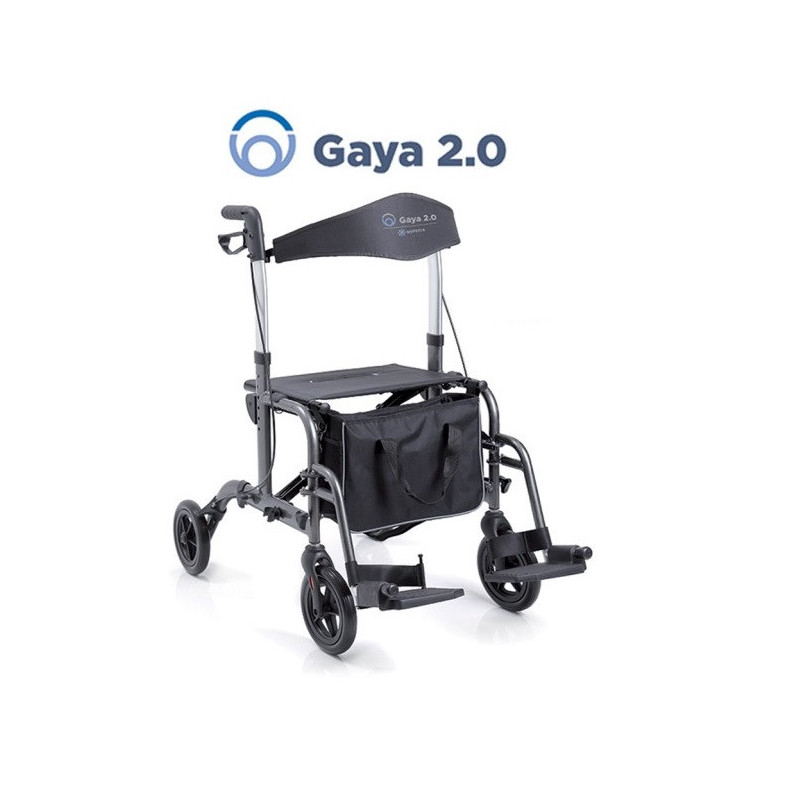 ROLLATOR PIEGHEVOLE IN ALLUMINIO VERNICIATO GAIA 2.0