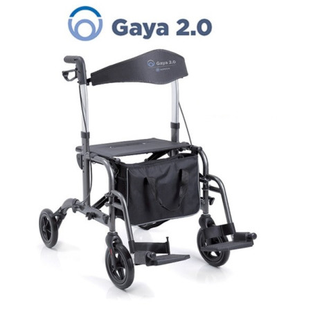 ROLLATOR PIEGHEVOLE IN ALLUMINIO VERNICIATO GAIA 2.0