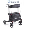 ROLLATOR PIEGHEVOLE IN ALLUMINIO MOD URANO