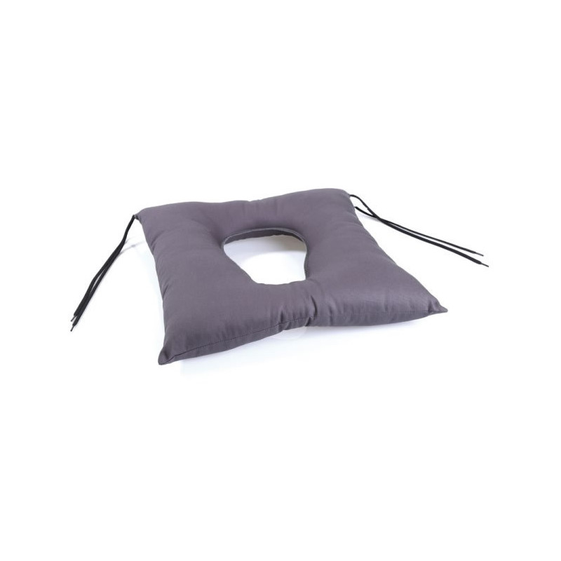 CUSCINO IN FIBRA CAVA SILICONATA – CON FORO – FODERO IN COTONE