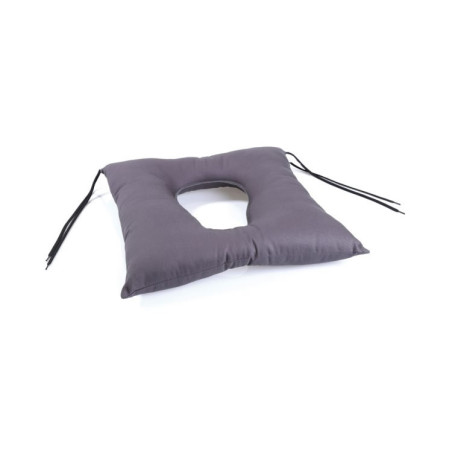 CUSCINO IN FIBRA CAVA SILICONATA – CON FORO – FODERO IN COTONE