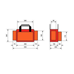 BORSA PER EMERGENZA E PRIMO PRONTO SOCCORSO