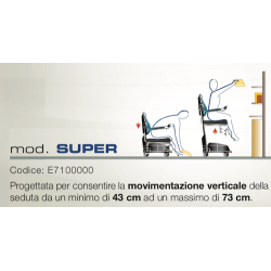 CARROZZINA ELEVABILE SUPREMA SUPER