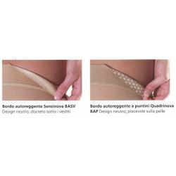 Bordi autoreggenti delle Calze mezza coscia Top Fine 702 A-F Sigvaris Classe 2