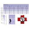 Tabella misure Collant gravidanza Essential Classical Sigvaris Seconda Classe