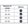 Tabella misure Gambaletti Delilah Sigvaris 70 Denari Maglia Rete