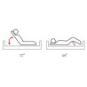 LETTO A DUE MANOVELLE TULIPANO