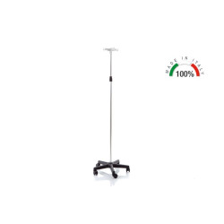 Piantana per ipordermoclisi 4 ganci