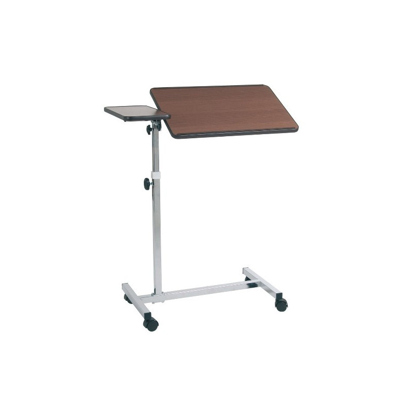 VASSOIO DA LETTO MANUALE 2 PIANI MARRONE